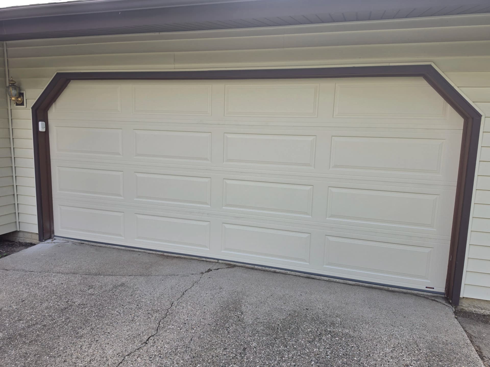 Long Raised Ranch Panel Garage Door Installation Done Right image
