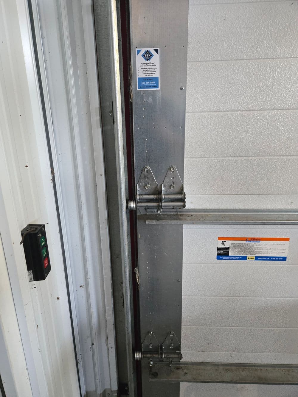 Garage Door Track Alignment image
