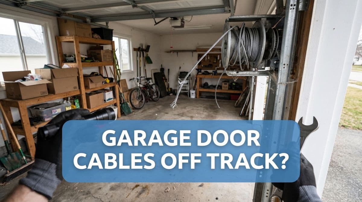 Featured post - Garage Door Cables Off Track? What Really Happens & How We Fix It
